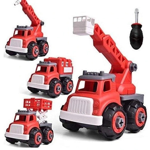 4 IN 1 BYO FIRE TRUCK FREE WHEEL